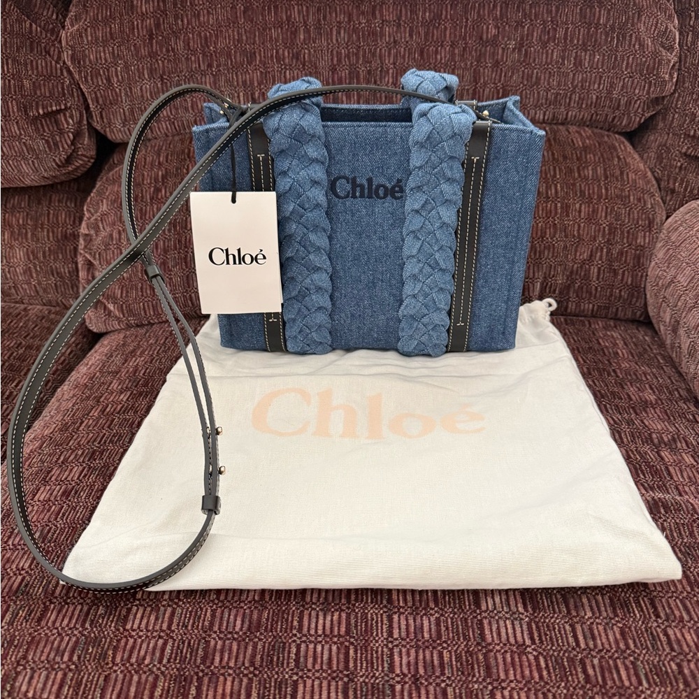 Chloe Blue Denim Tote 💼